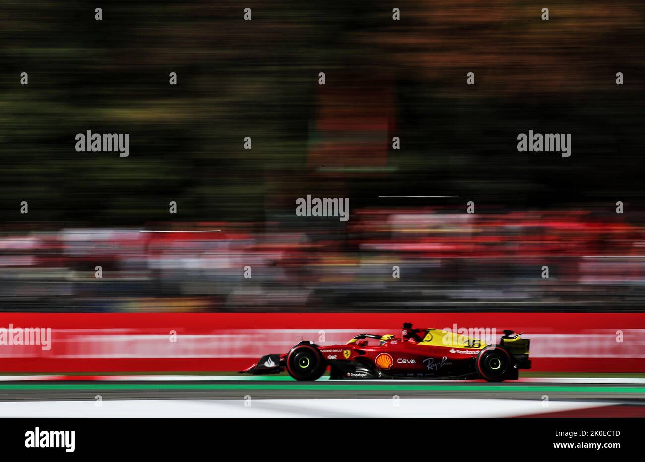 Monza, Italy. 11th Sep, 2022. Charles Leclerc (MON) Ferrari F1-75. Italian Grand Prix, Sunday 11th September 2022. Monza Italy. Credit: James Moy/Alamy Live News Stock Photo