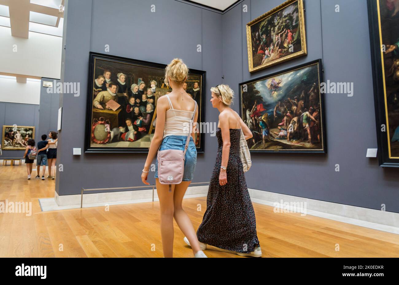 Paintings in the North Europe gallery, Dutch Art, 17th century, Louvre