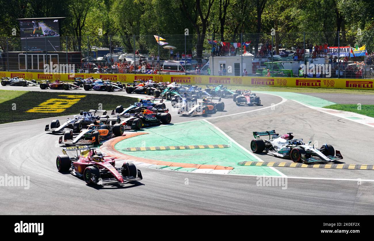 Monza f1 start hi-res stock photography and images - Alamy
