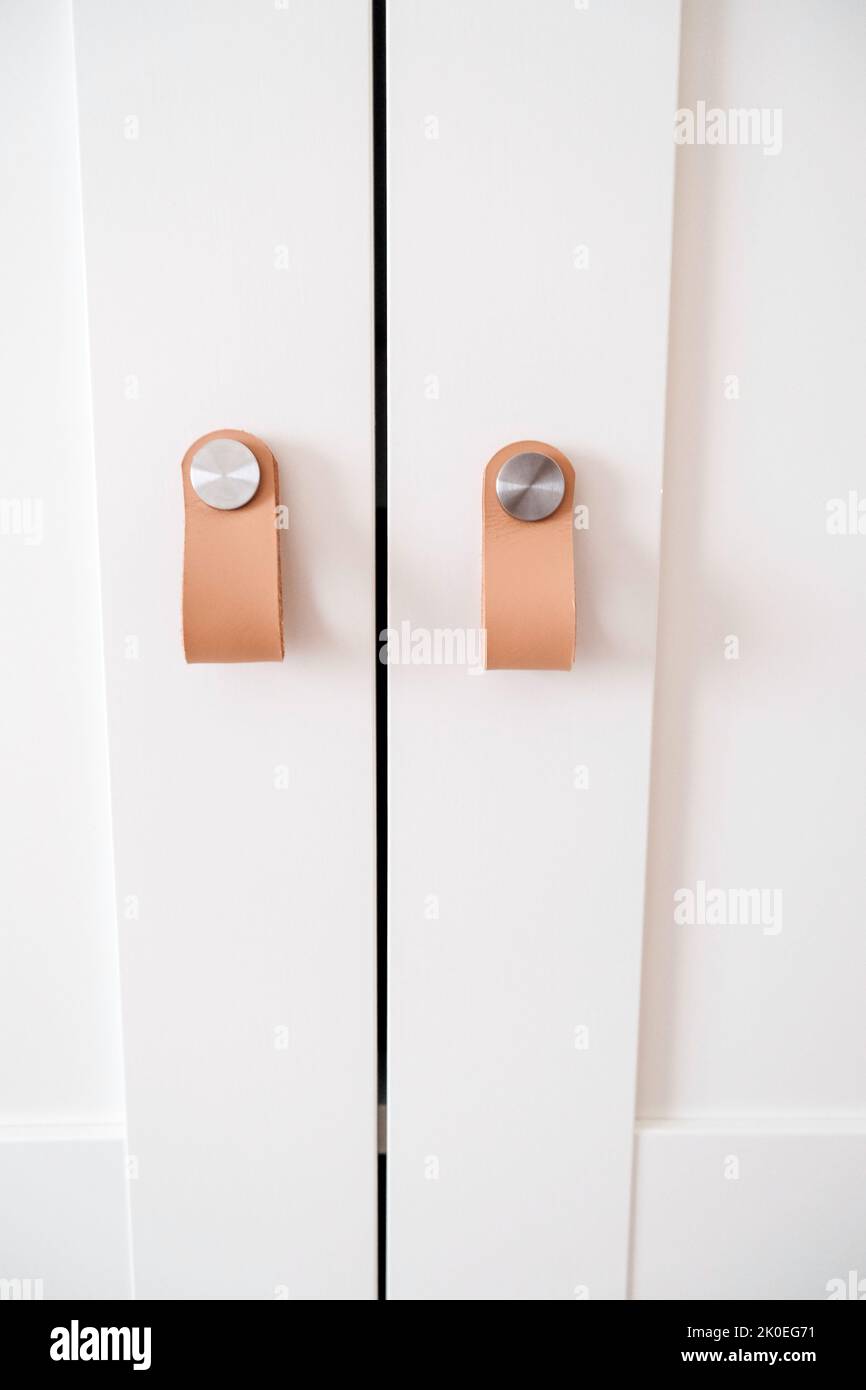 doors, IKEA PAX wood, white wardrobe handle, handle in