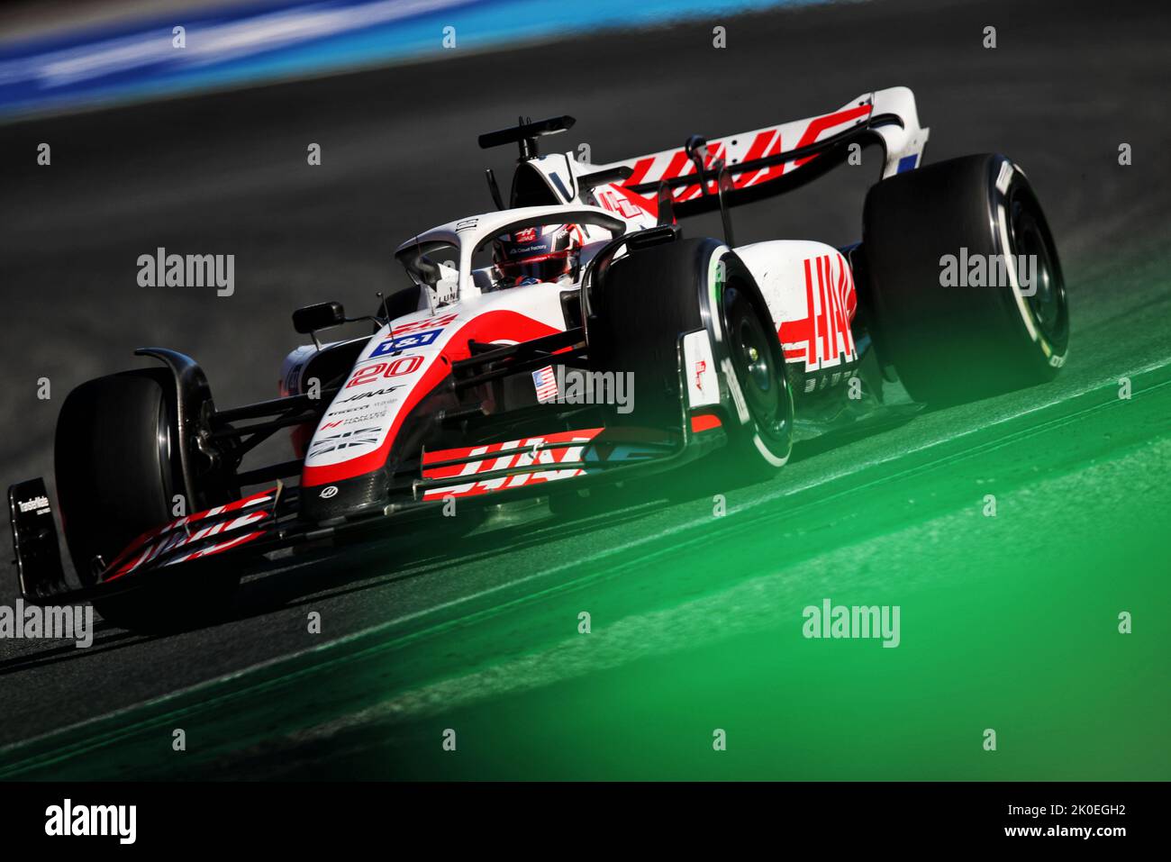 Monza, Italy. 11th Sep, 2022. Kevin Magnussen (DEN) Haas VF-22. Italian Grand Prix, Sunday 11th September 2022. Monza Italy. Credit: James Moy/Alamy Live News Stock Photo