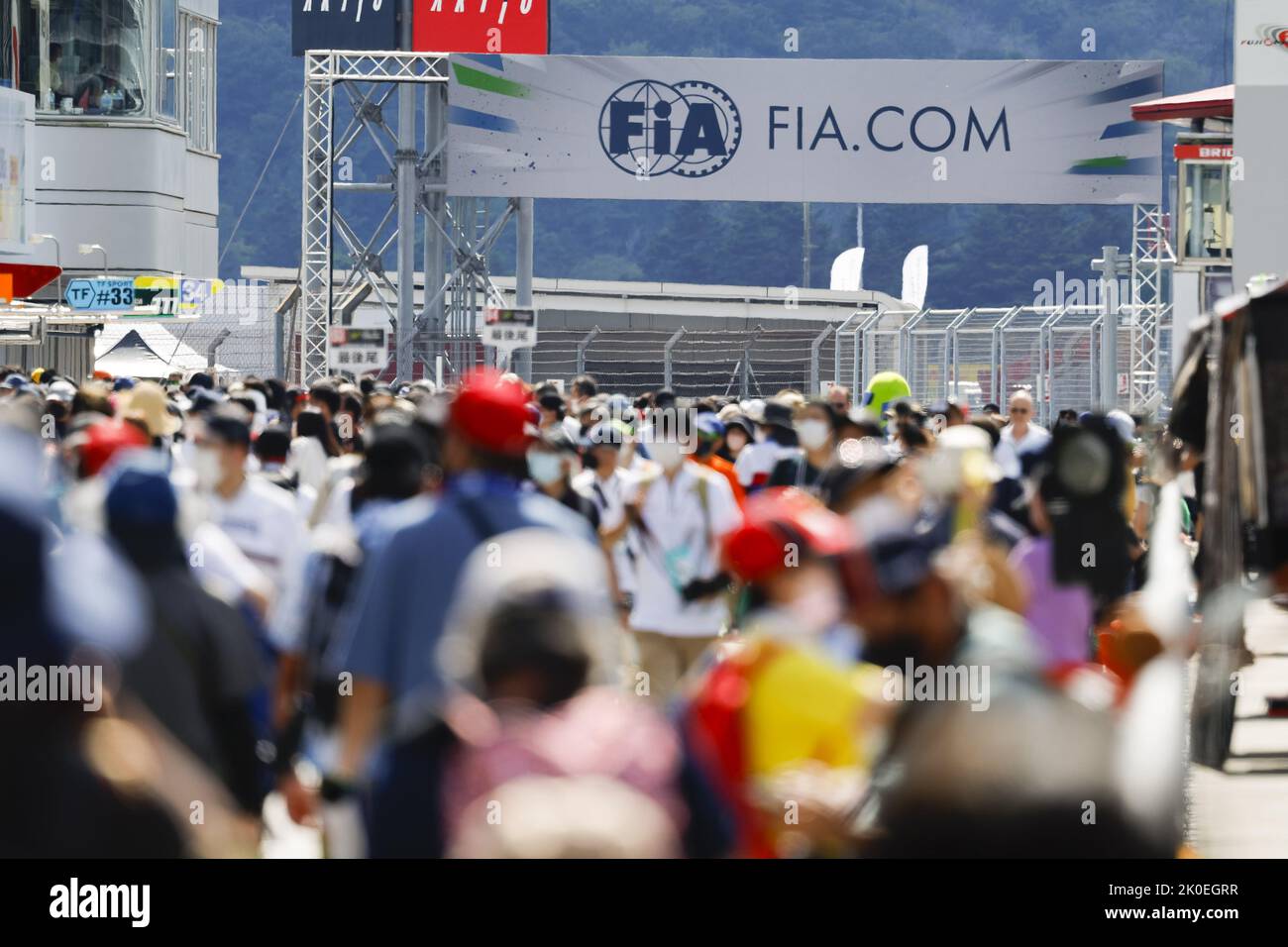 crowd, foule, fans, autograph session during the 6 Hours of Fuji 2022