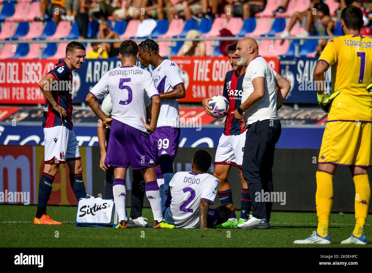 Italian Soccer Serie a Match - Bologna FC Vs ACF Fiorentina