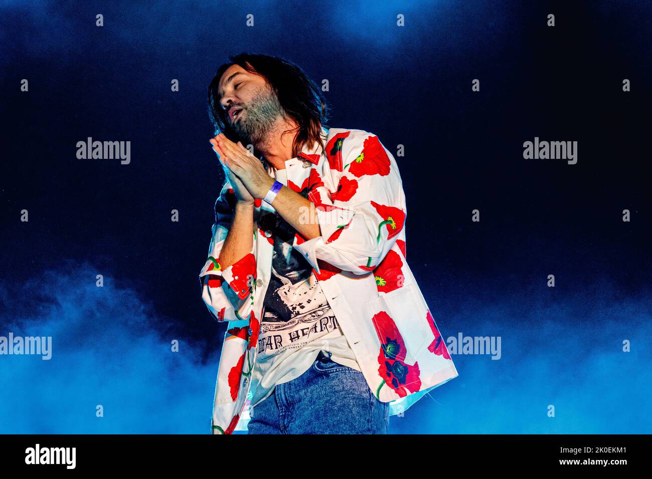 Saint-Cloud France 27 August 2022 Tame Impala singer Kevin Parker live at Rock en Seine Festival Day 3 Paris © Andrea Ripamonti / Alamy Stock Photo