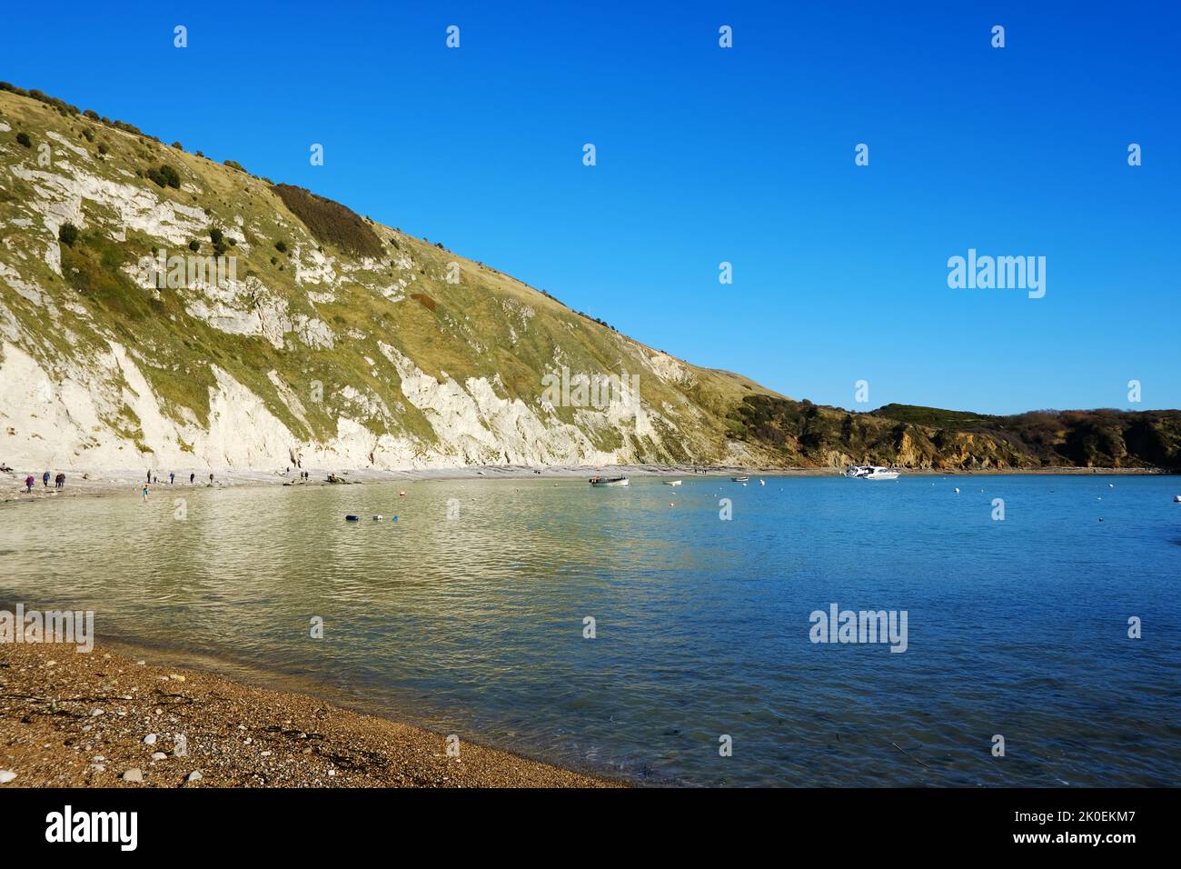 Lulworth Cove, Dorset, UK - John Gollop Stock Photo