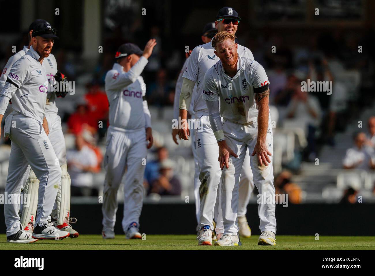Cricket umpire signals hi-res stock photography and images - Alamy