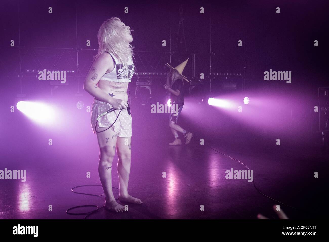Laura Less Copenhagen, Denmark. 11th, August 2022. The American hyperpop duo 100 ...