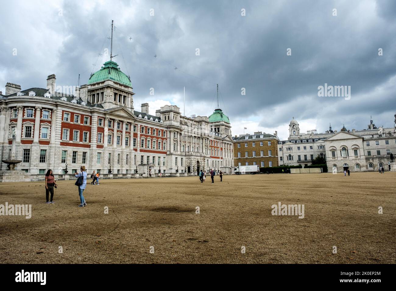 City of Westminster London, UK, September 10 2022, The Old Admiralty Building Horse Guards Parade Ground Whitehall Central London Stock Photo