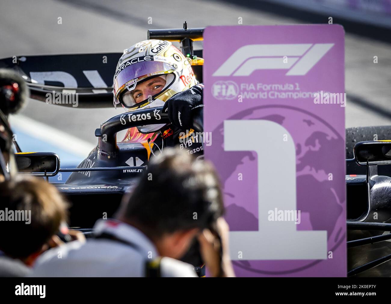 Monza, Italy. 11th September 2022. MONZA - Max Verstappen (Oracle Red ...