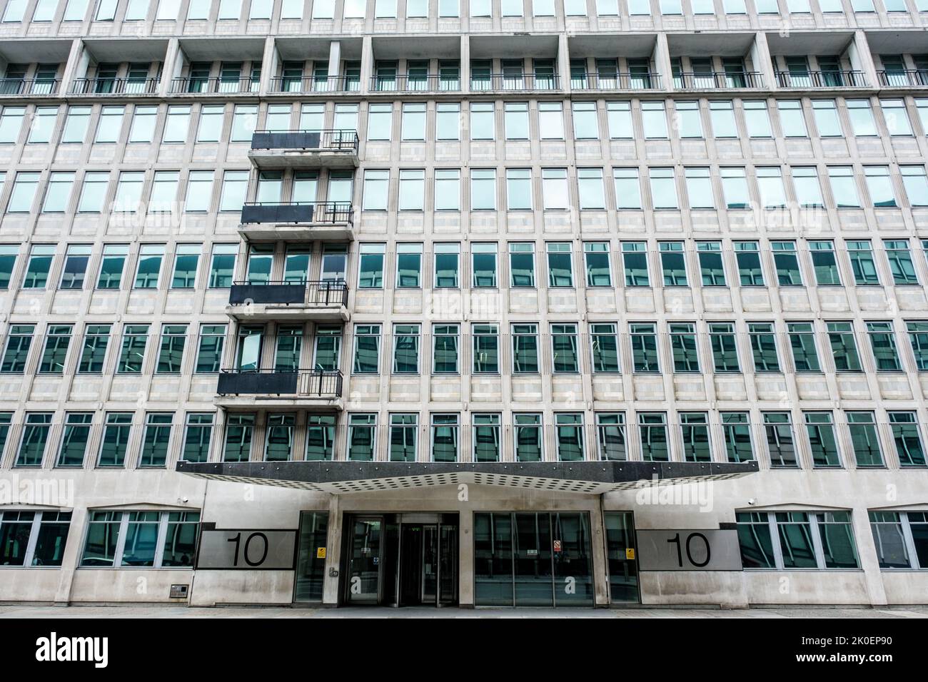 Victoria, City of Westminster London, UK, September 10 2022, 10 Victoria Street Government Home Office And Police Chiefs Building Stock Photo