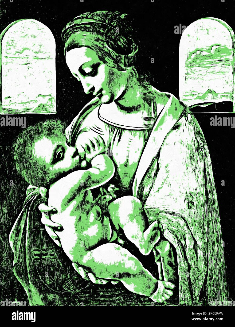 Llustrations madonna litta hires stock photography and images Alamy