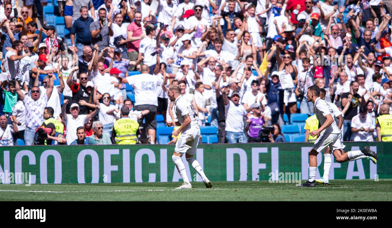 La Liga Spanish La Liga soccer match Real Madrid vs Mallorca at