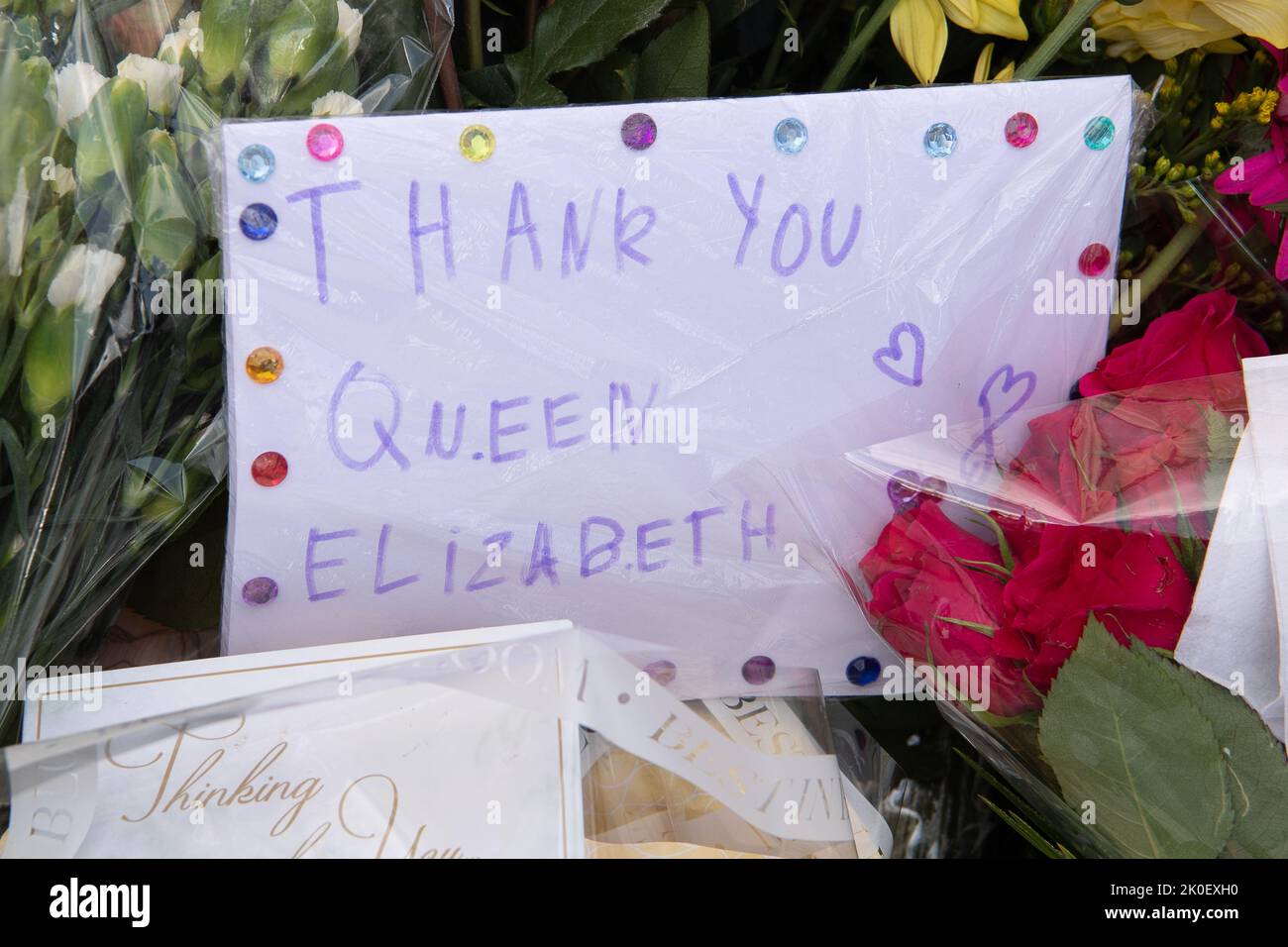 Windsor, Berkshire, UK. 11st September, 2022. Thousands of people came