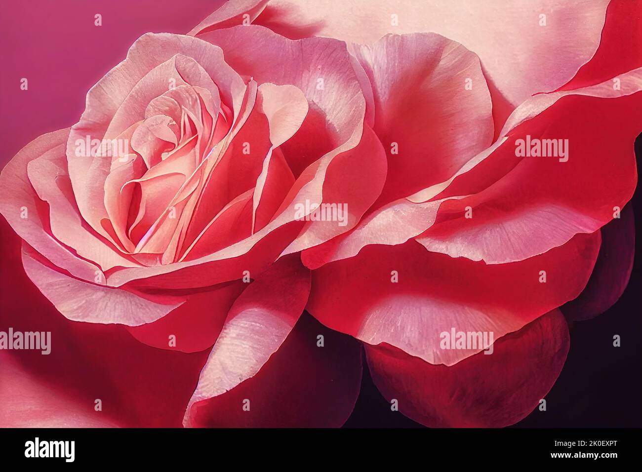 Background with beautiful pink roses Stock Photo - Alamy