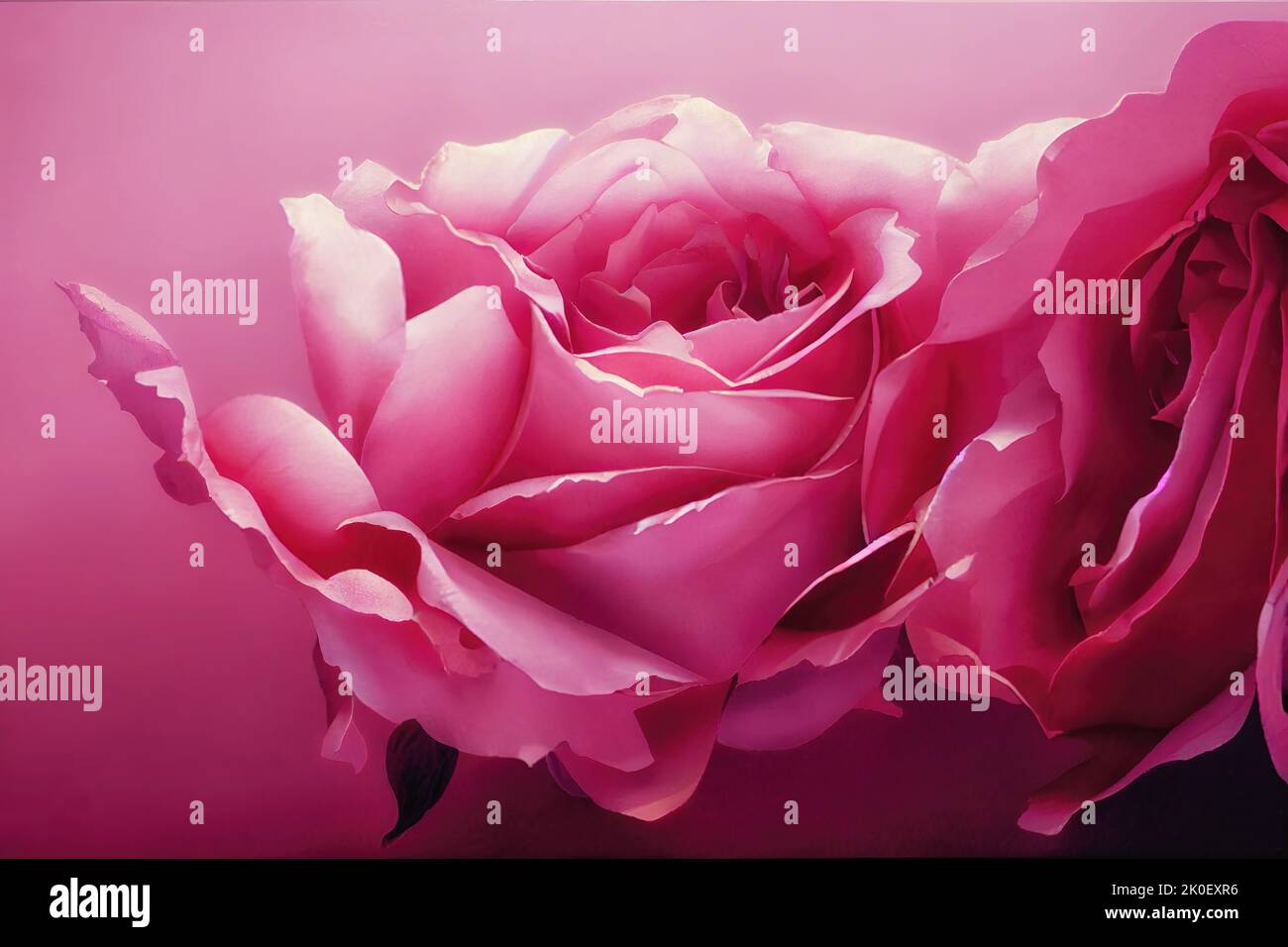 Background with beautiful pink roses Stock Photo - Alamy