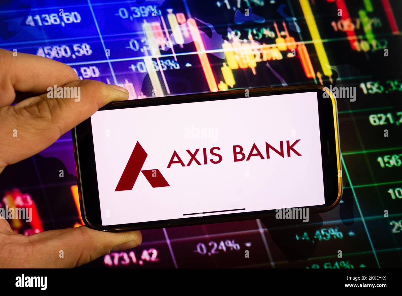 Axis bank logo hi-res stock photography and images - Alamy