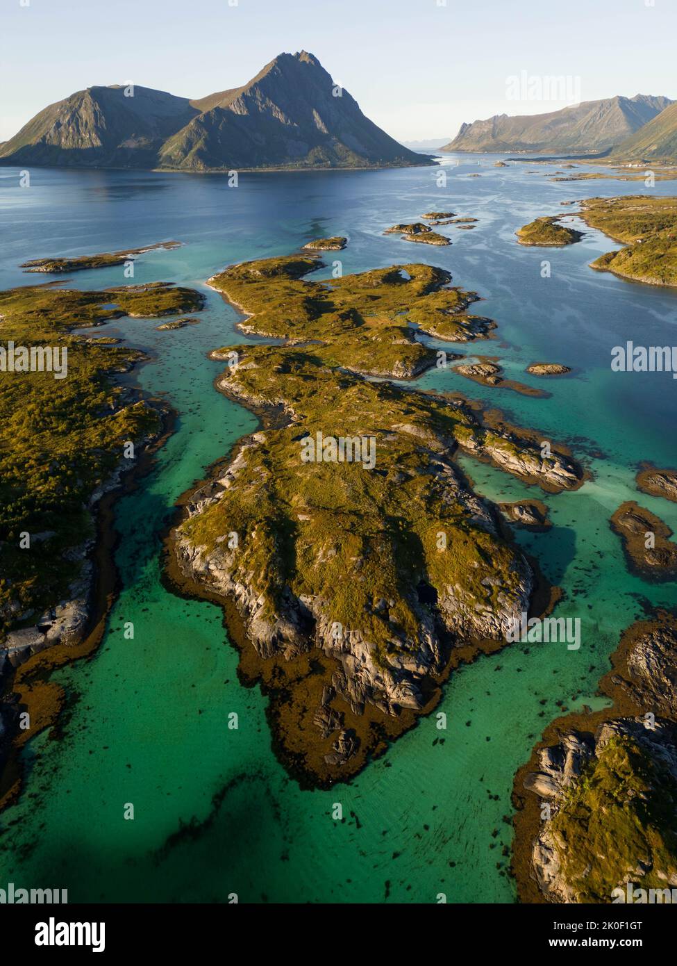 Lofoten islands aerial hi-res stock photography and images - Alamy