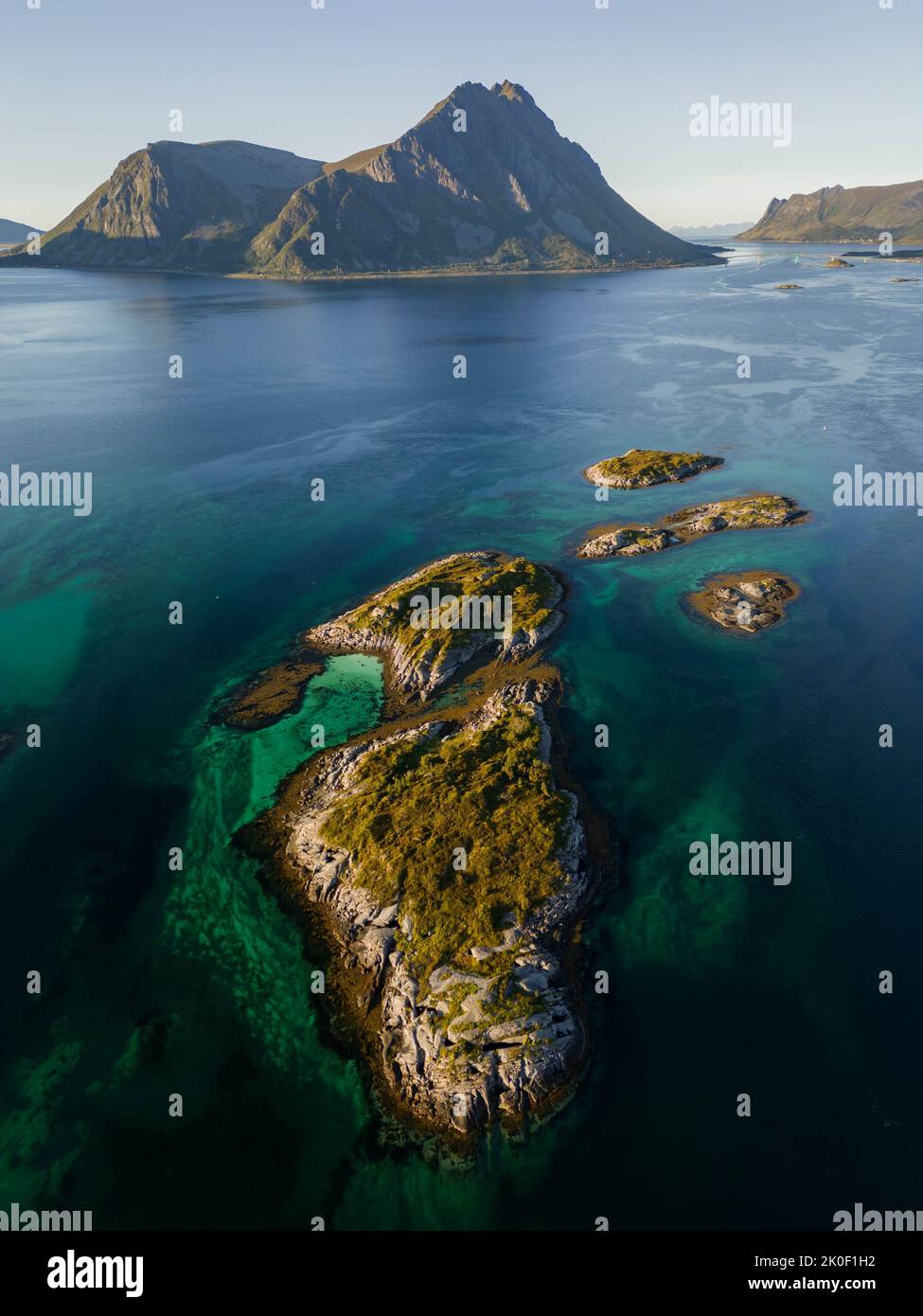 Lofoten islands aerial hi-res stock photography and images - Alamy