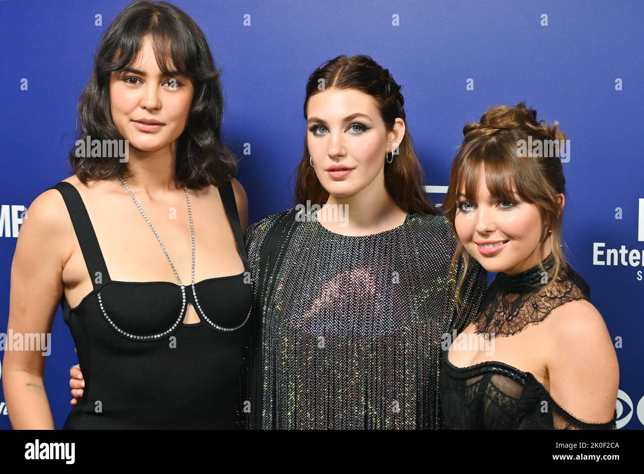 L to R Courtney Eaton, Sophie Nelisse, and Samantha Hanratty attend the ...