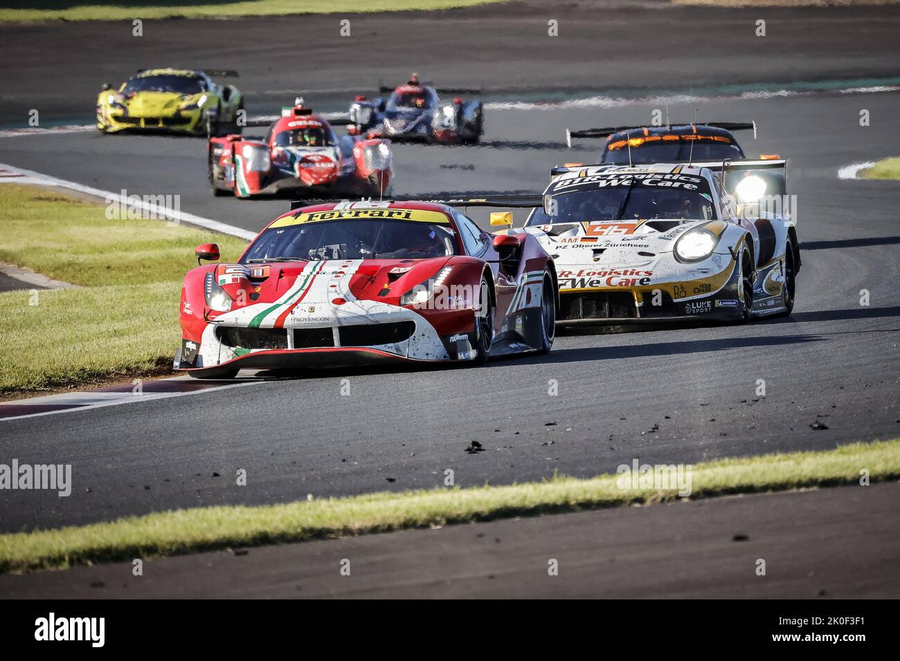 21 MANN Simon (gbr), ULRICH Christoph (swi), VILANDER Toni (fin), AF Corse, Ferrari 488 GTE Evo, action during the 6 Hours of Fuji 2022, 5th round of the 2022 FIA World Endurance Championship on the Fuji Speedway from September 8 to 11, 2022 in Fuji, Japan - Photo: Paulo Maria/DPPI/LiveMedia Stock Photo