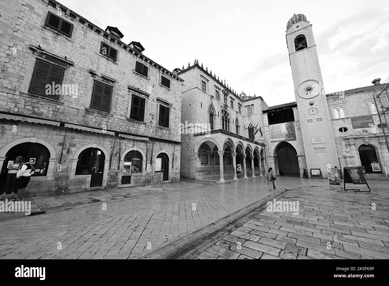 Dubronik, Dalmatia, Croatia- Sept 5th 2022: The Rectors palace as used as a filming location in the HBO series Game of Thrones. Stock Photo