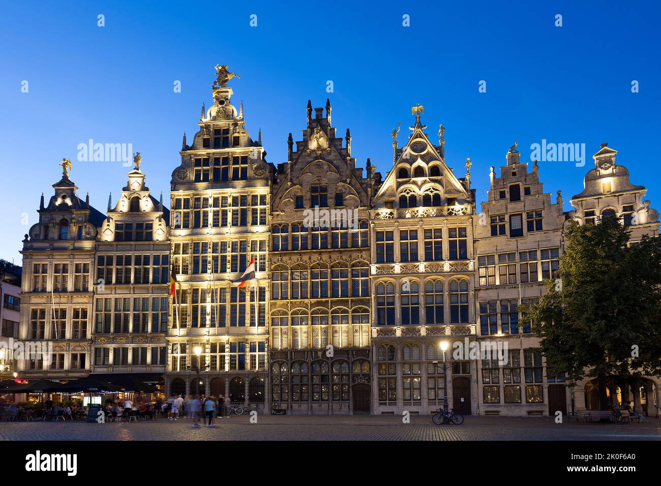Grote Markt square, Antwerp, Belgium Stock Photo