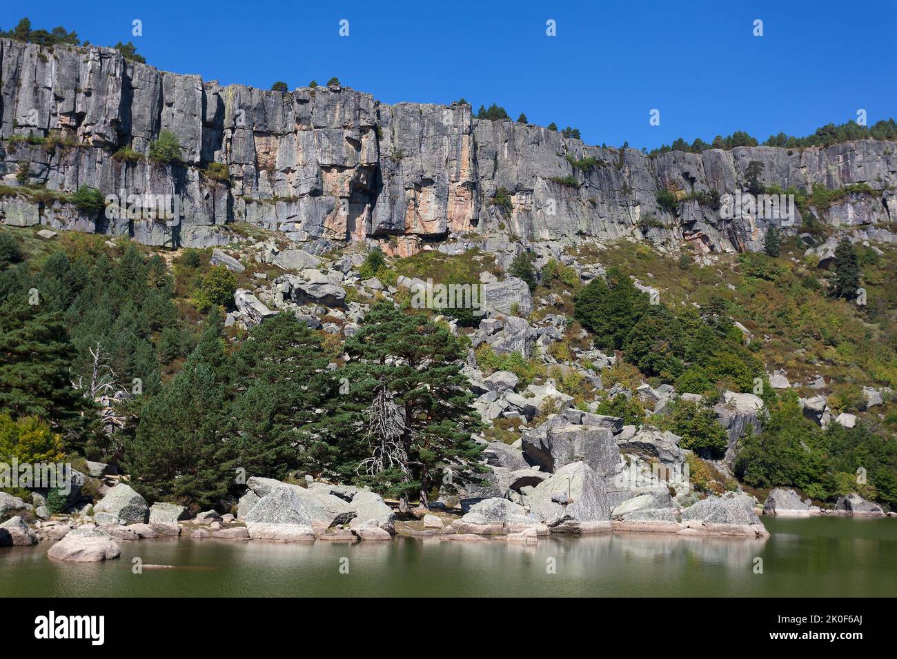 The Laguna Negra, Picos de Urbion, Soria, Castilla y Leon, Spain Stock Photo