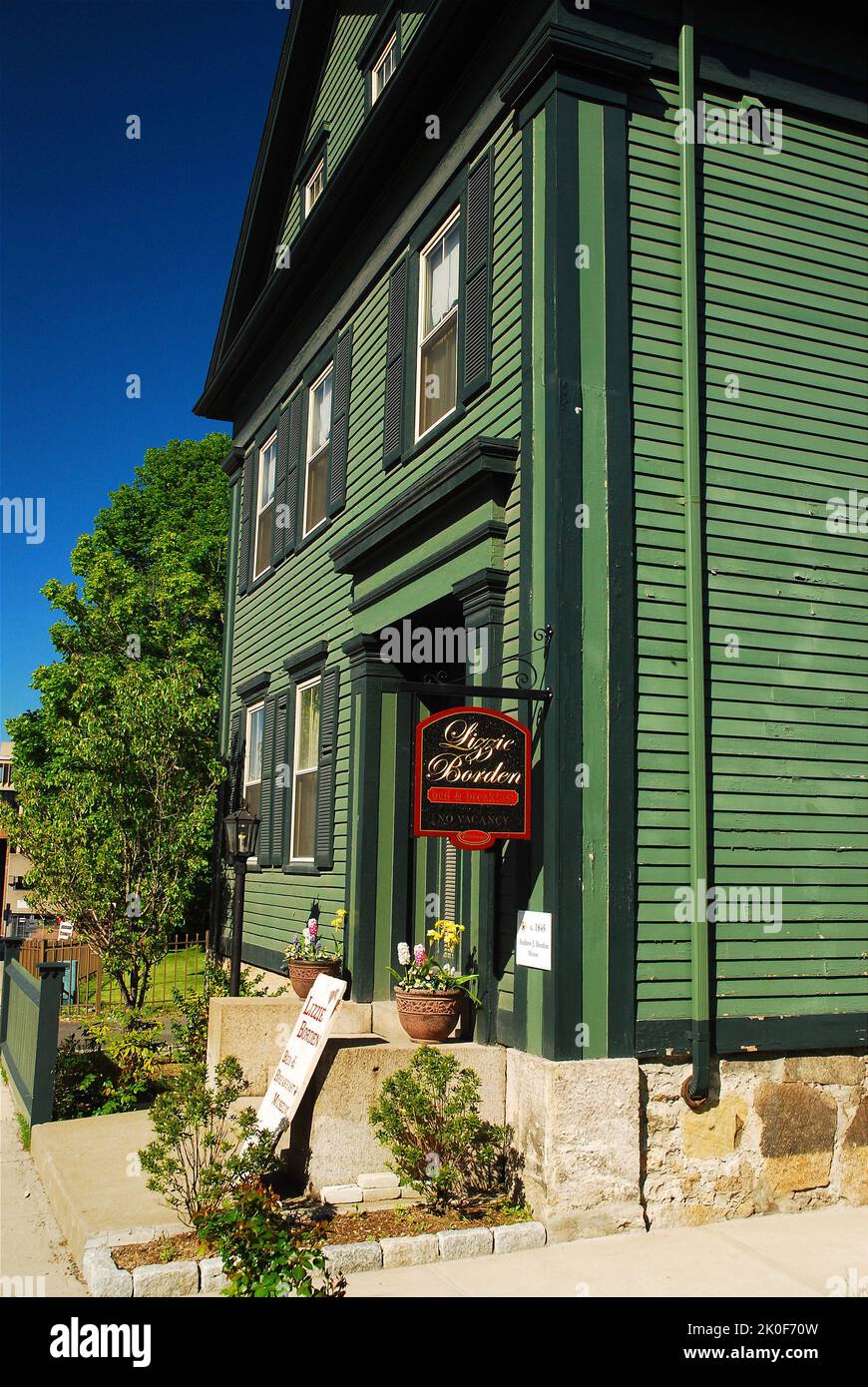 The house where Lizzie Borden is said to have killed her parents with