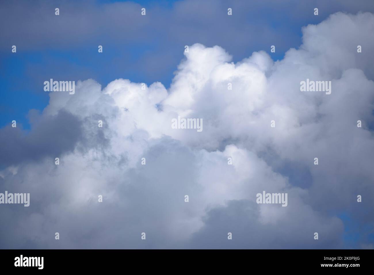 Background of storm clouds before rain, dramatic sky Stock Photo