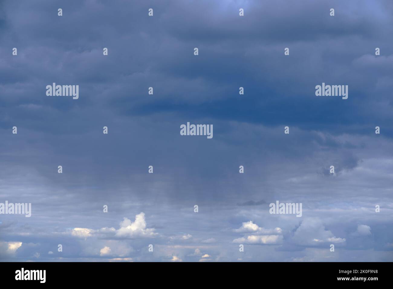 Background of storm clouds before rain, dramatic sky Stock Photo