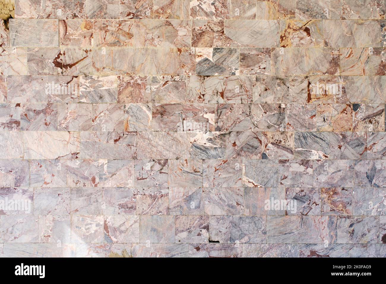 Texture and background marble surface with pink veins Stock Photo