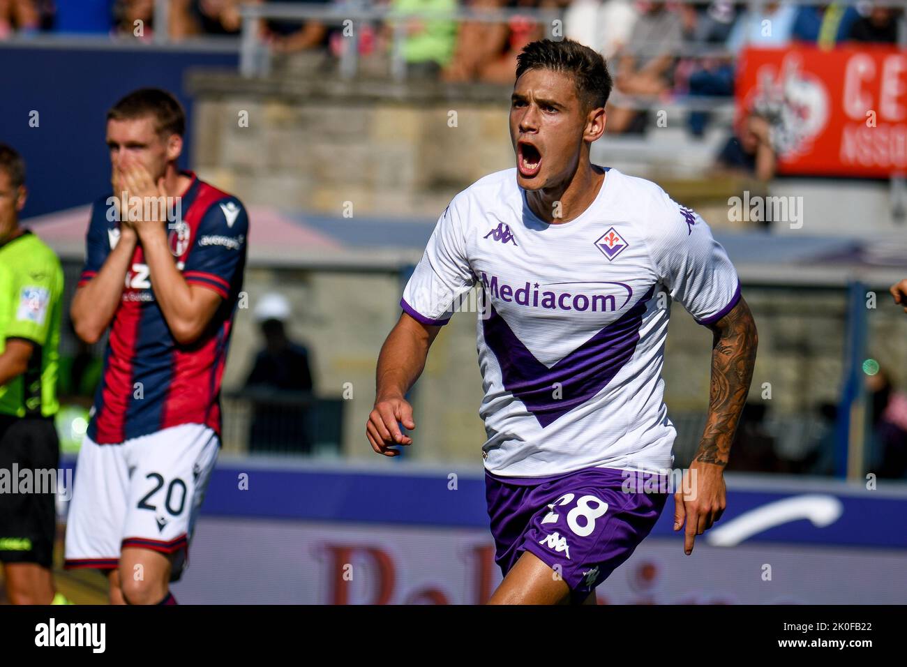 Italian Soccer Serie a Match - Bologna FC Vs ACF Fiorentina