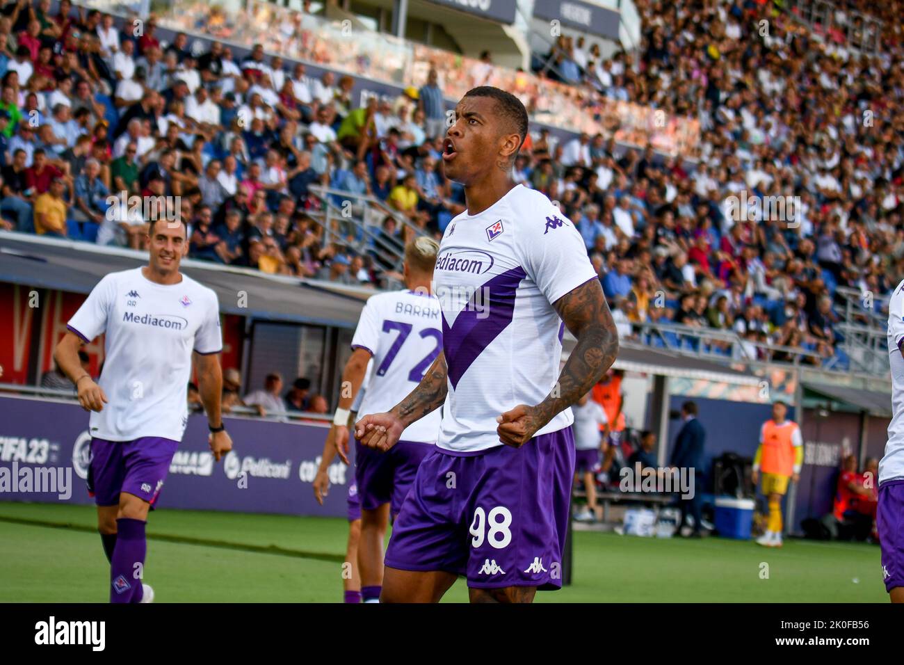 Renato Dall'Ara stadium, Bologna, Italy, September 11, 2022, Fiorentina
