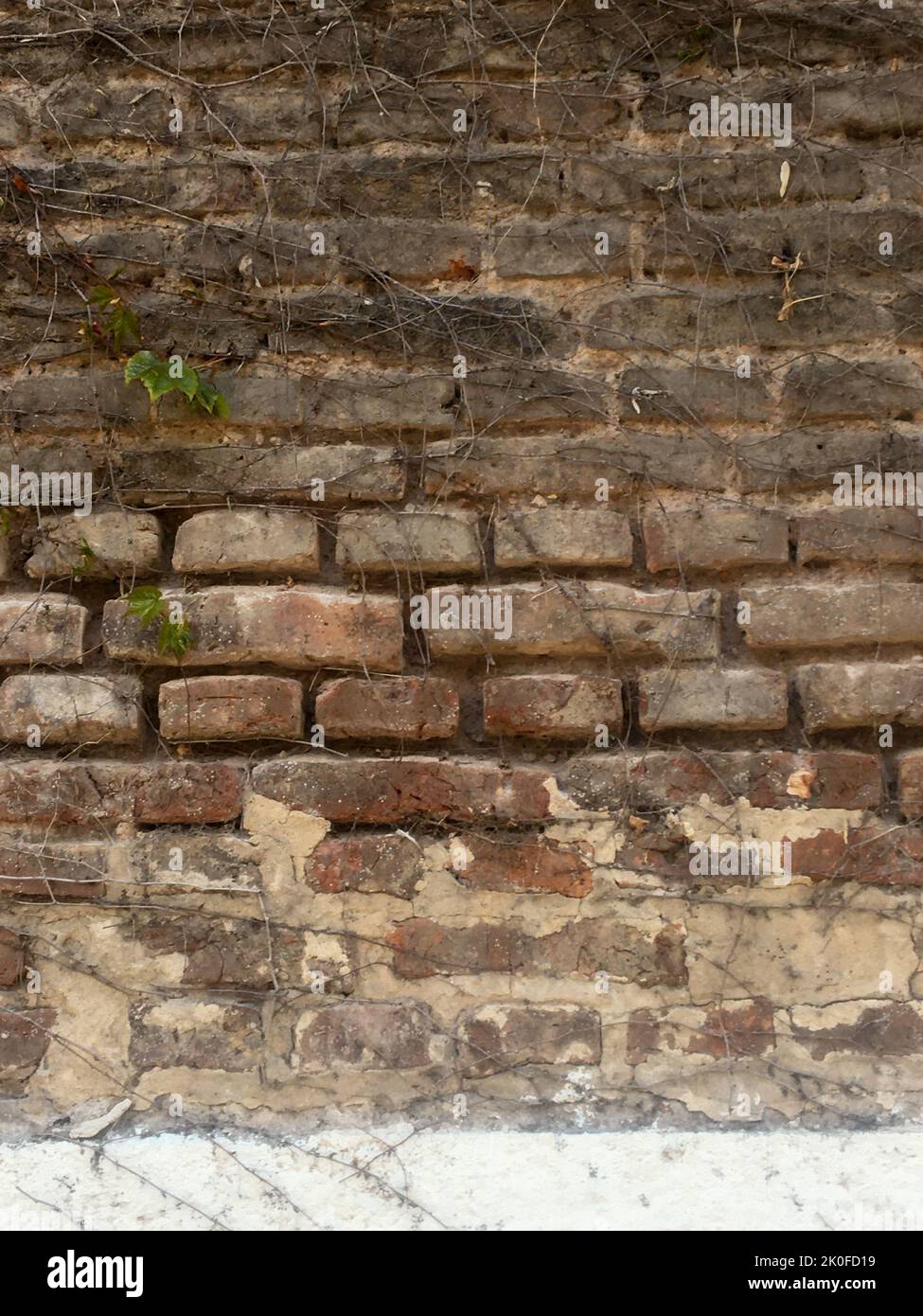 Detail of an exposed brick wall Stock Photo - Alamy