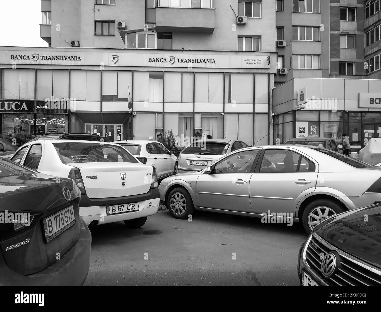 car-traffic-pollution-traffic-jam-in-bucharest-romania-2022-stock