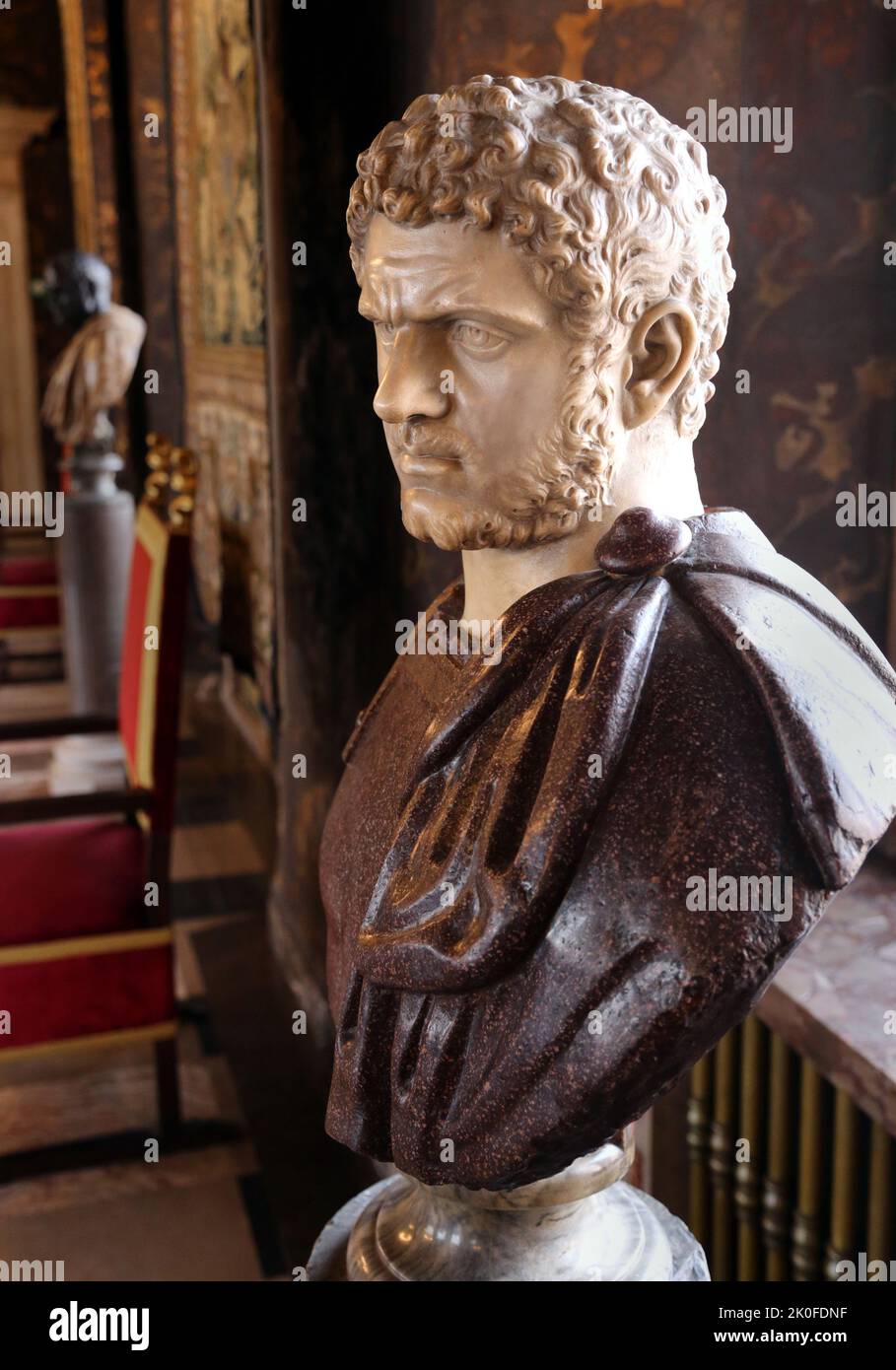 Cracow. Krakow. Poland. Marcus Aurelius Antoninus 'Caracalla', Roman Emperor. Stock Photo