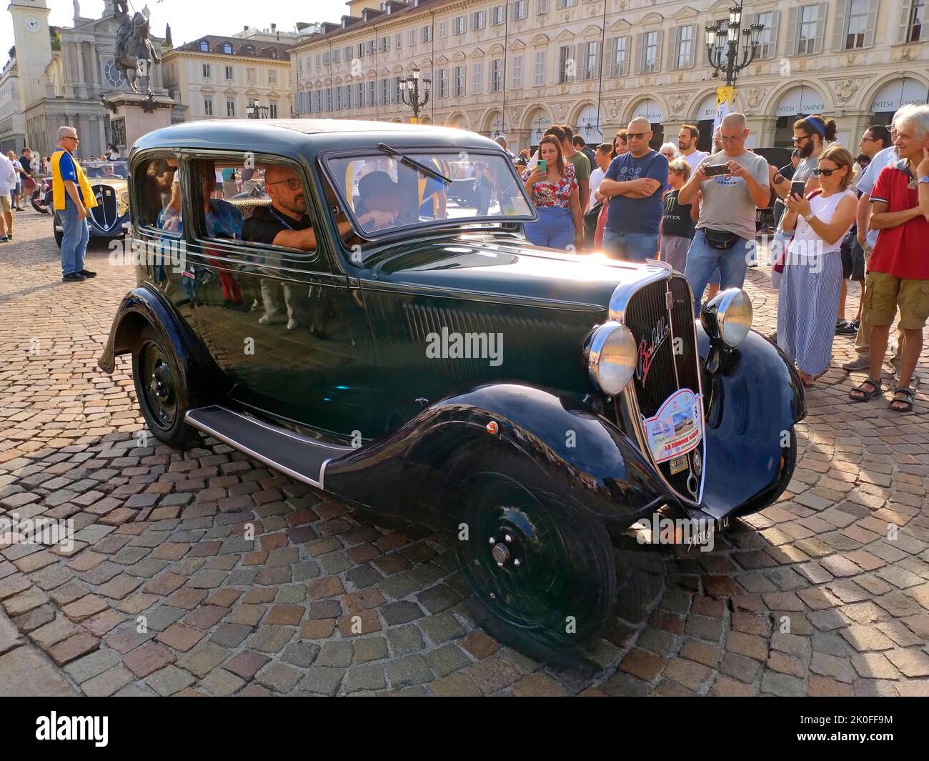 Italy Piedmont Turin 'Autolook Week Torino' parade of historic car Credit: Realy Easy Star/Alamy Live News Stock Photo