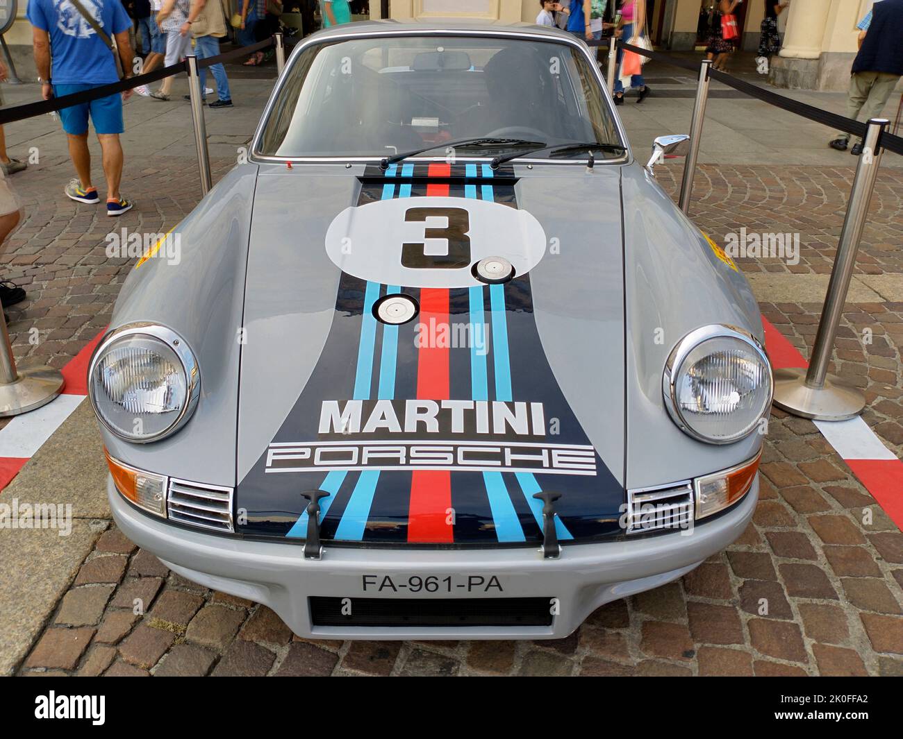 Italy Piedmont Turin 'Autolook Week Torino' - PORSCHE 911 2.8 RSR MARTINI Credit: Realy Easy Star/Alamy Live News Stock Photo