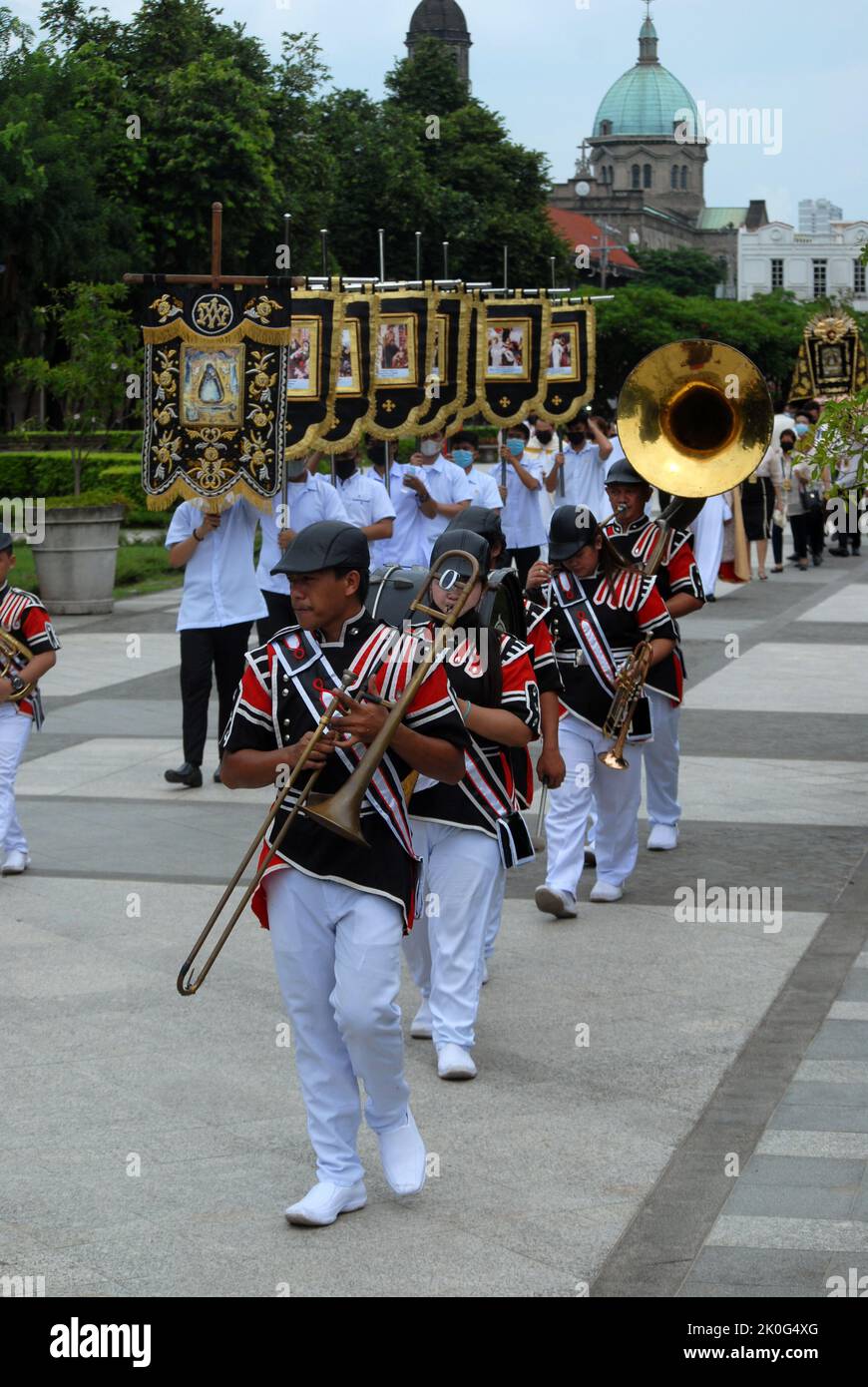 Religious procession, Fort Santiago, Manila, Luzon, Philippines Stock Photo Alamy