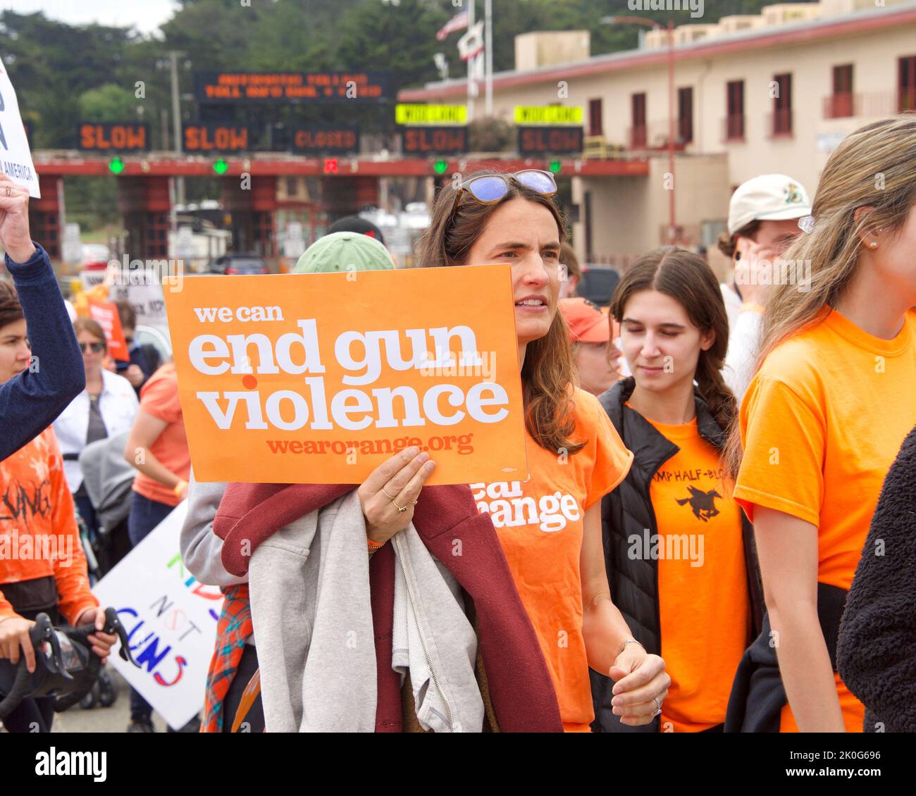 San Francisco, CA June 4, 2022 Wear Orange Stop Gun Violence March