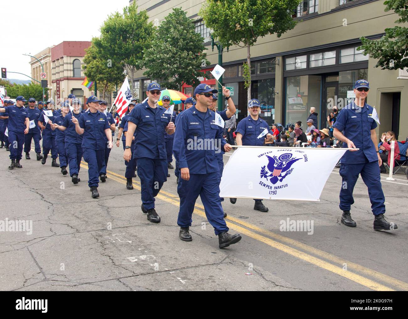 Alameda, CA July 4, 2022 Participants in the Alameda 4th of July