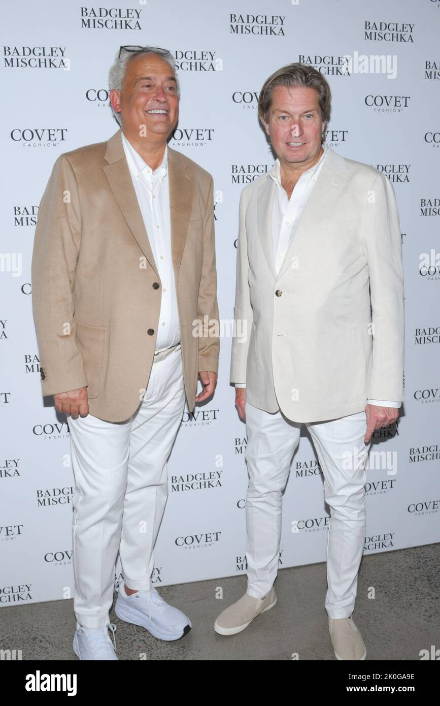 Mark Badgley and James Mischka attend the Badgley Mischka Spring 2023