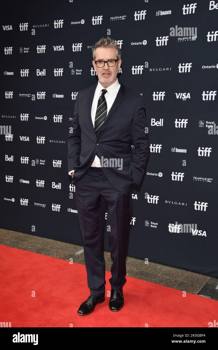 Rupert Everett arrives at the premiere of My Policeman during the 2022 ...