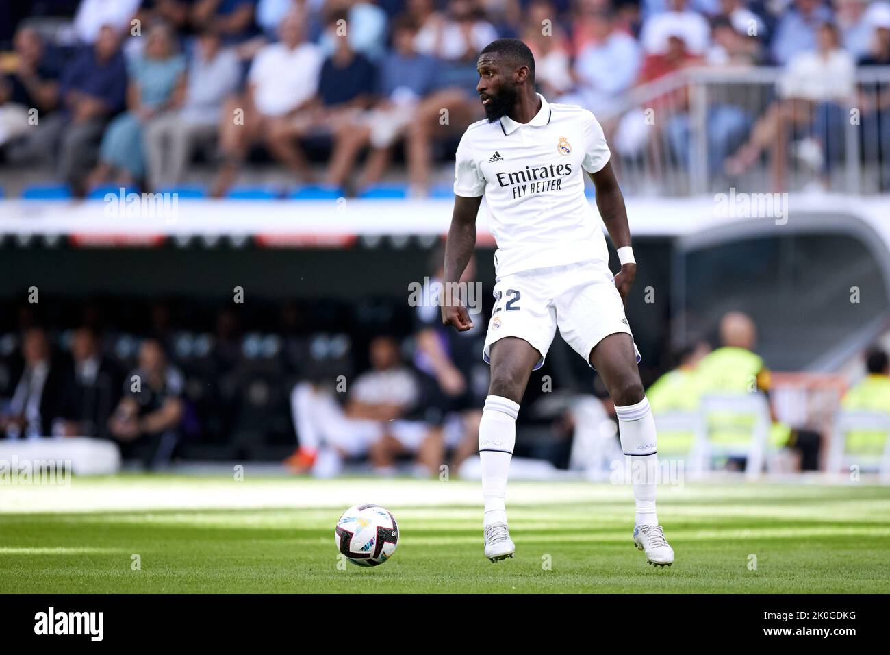 MADRID, SPAIN - SEPTEMBER 11: Antonio Rudiger of Real Madrid CF in ...