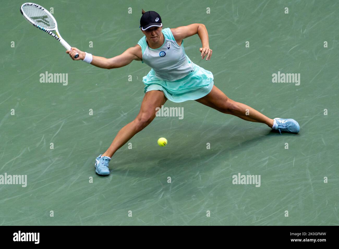 Iga Swiatek (POL) wins the women's final at the 2022 US Open Stock