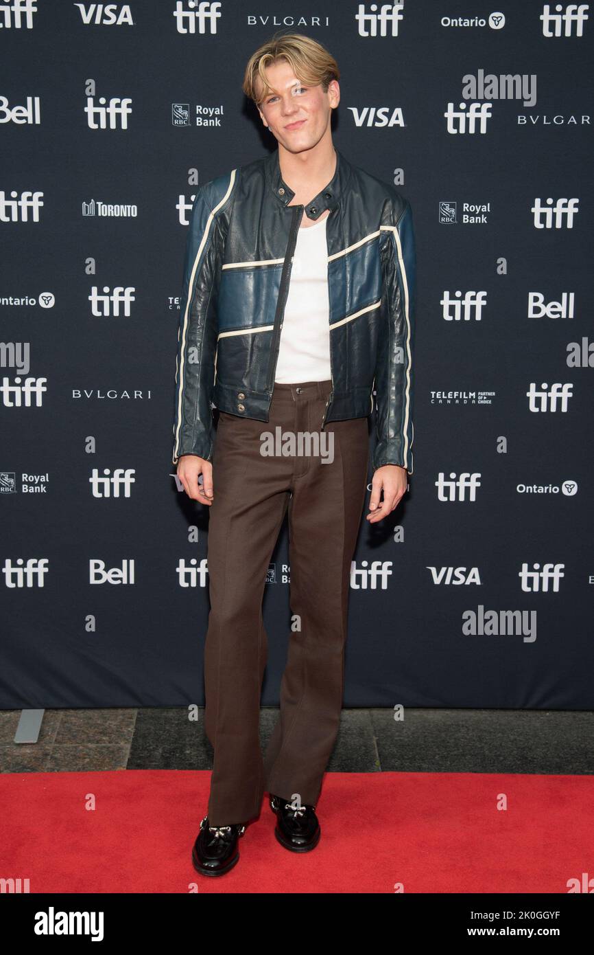 Toronto, Canada. 11th Sep, 2022. Davis Burleson attends the 'My Policeman' Premiere during the 2022 Toronto International Film Festival at Princess of Wales Theatre in Toronto. Credit: SOPA Images Limited/Alamy Live News Stock Photo
