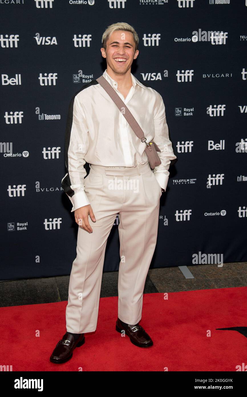 Toronto, Canada. 11th Sep, 2022. Chris Olsen attends the 'My Policeman' Premiere during the 2022 Toronto International Film Festival at Princess of Wales Theatre in Toronto. Credit: SOPA Images Limited/Alamy Live News Stock Photo