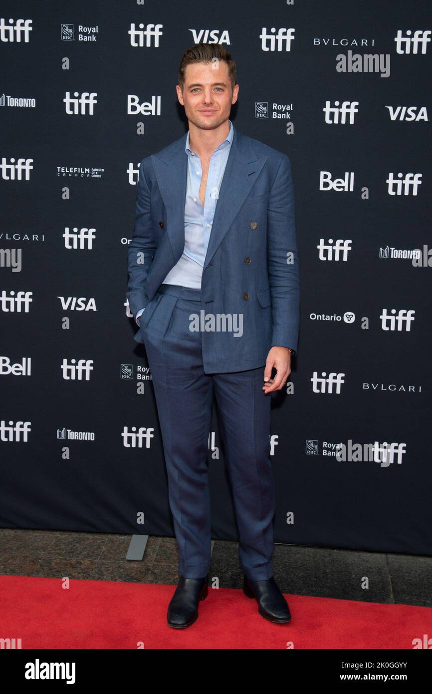 Toronto, Canada. 11th Sep, 2022. Robbie Rogers attends the 'My Policeman' Premiere during the 2022 Toronto International Film Festival at Princess of Wales Theatre in Toronto. Credit: SOPA Images Limited/Alamy Live News Stock Photo