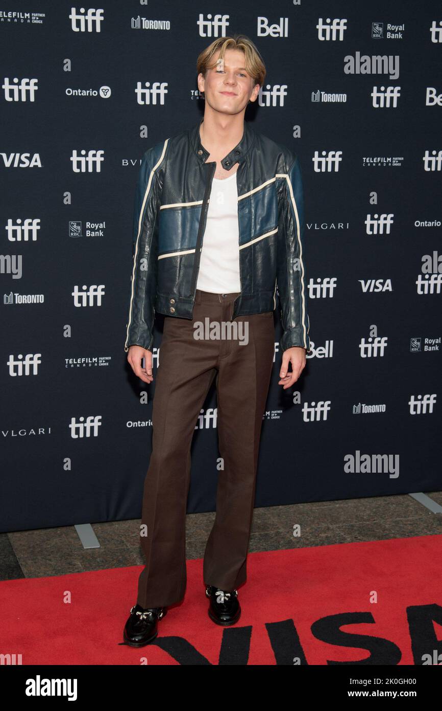 Toronto, Canada. 11th Sep, 2022. Davis Burleson attends the 'My Policeman' Premiere during the 2022 Toronto International Film Festival at Princess of Wales Theatre in Toronto. Credit: SOPA Images Limited/Alamy Live News Stock Photo