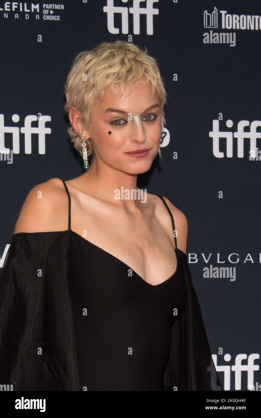 Toronto, Canada. 11th Sep, 2022. Emma Corrin attends the 'My Policeman' Premiere during the 2022 Toronto International Film Festival at Princess of Wales Theatre in Toronto. Credit: SOPA Images Limited/Alamy Live News Stock Photo